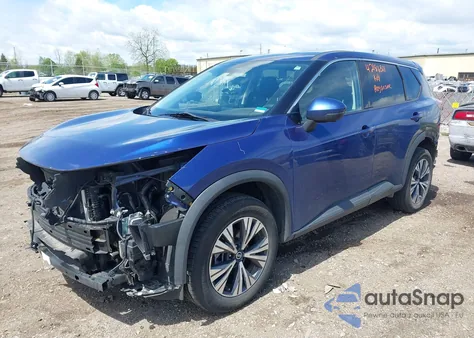 2021 Nissan Rogue Sv Intelligent Awd from USA, damaged, VIN 5N1AT3BB7MC772359